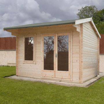 Shire Marlborough 3.6m x 3m Log Cabin Summerhouse (28mm)