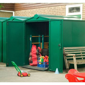 5' x 7' Asgard Centurion Police Approved Security Metal Shed (1.52m x 2.18m)