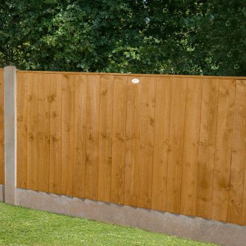 4ft High Forest Featheredge Fence Panel