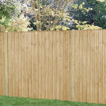Forest 6' x 5' Pressure Treated Featheredge Fence Panel (1.83m x 1.54m)