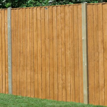 Forest 6' x 6' (1.83m x 1.84m) Featheredge Fence Panel