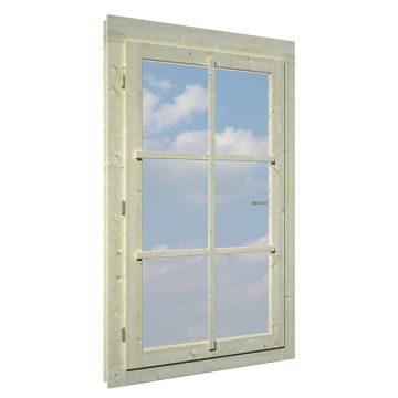 Double Glazed Single Window 60x111cm (right hand opening) - Palmako