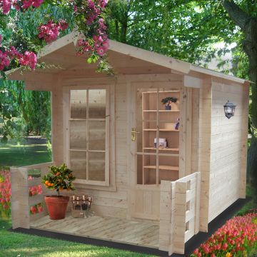 Shire Maulden 2.1m x 2.9m Log Cabin Summerhouse
