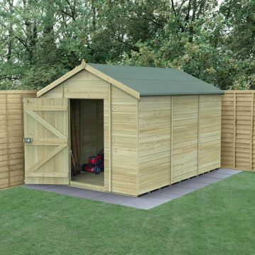 12' x 8' Forest Timberdale Tongue & Groove Windowless Apex Shed