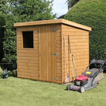 12' x 6' Traditional Standard Pent Wooden Garden Shed (3.66m x 1.83m)
