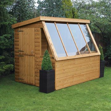6' x 6' Traditional Wooden Potting Garden Shed with 6' Gable (1.83m x 1.83m)
