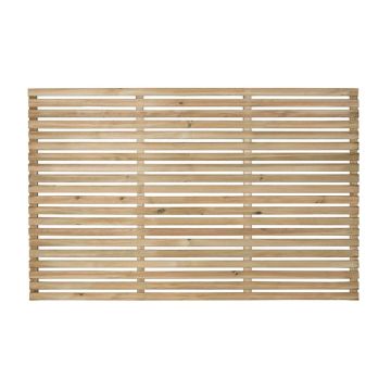 Forest 6' x 4' Pressure Treated Contemporary Slatted Fence Panel (1.8m x 1.2m)