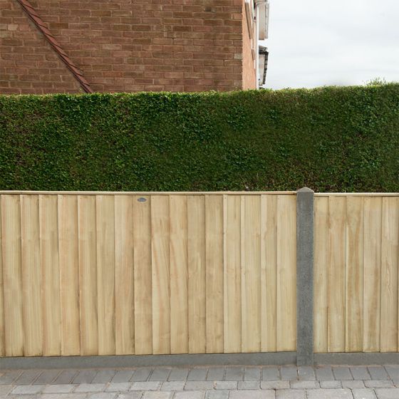 Forest 6' x 4' Pressure Treated Vertical Closeboard Fence Panel (1.83m x 1.22m)