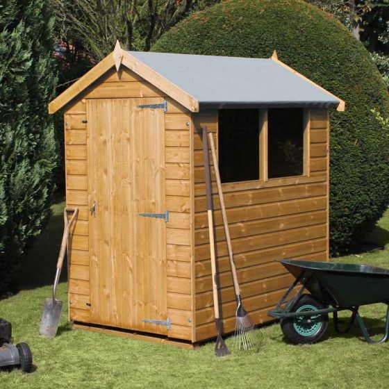 7' x 7' Traditional Standard Apex Wooden Garden Shed