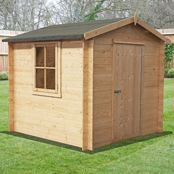 Shire Danbury 3.1m x 3m Log Cabin Shed (19mm)
