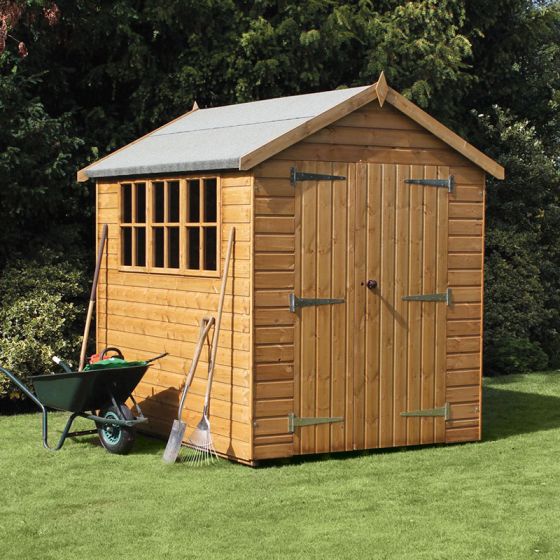12' x 12' Traditional Heavy Duty Apex Wooden Garden Shed
