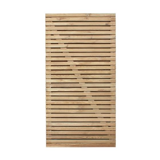 Forest 3'x6' Double Slatted Gate (0.9 x 1.8m)
