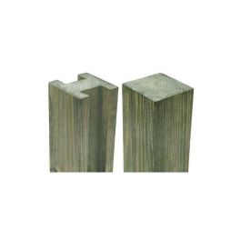 7'11" x 3.7" x 3.7" Forest Planed H Slotted Fence Post (2.4m x 94mm x 94mm)