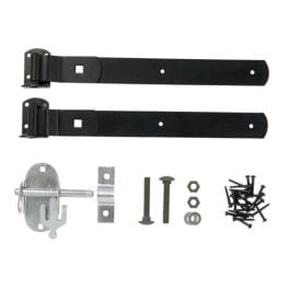 Forest Pad Bolt Gate Fixings - Black
