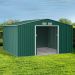 11' x 15' Lotus Orion Apex Metal Shed with Foundation Kit (3.30m x 4.46m)