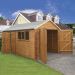 18' x 10' Traditional Deluxe Wooden Garage / Workshop Shed