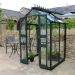 4' x 4' Halls Cotswold Birdlip Small Greenhouse in Green