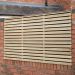 Forest 6'x3' Pressure Treated Contemporary Double Slatted Fence Panel (1.8m x 0.91m)