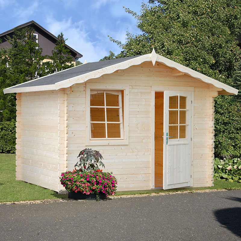 Palmako Emma 1 2.6m x 2.2m Log Cabin Summerhouse (28mm) Technical Drawing