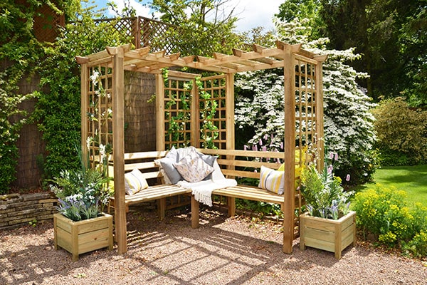 Forest Sunflower Arbour Seat