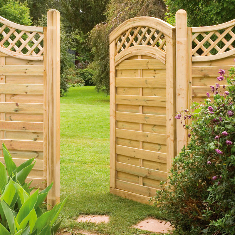 How to fit a garden gate