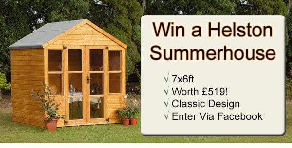 Win a Helston Summerhouse