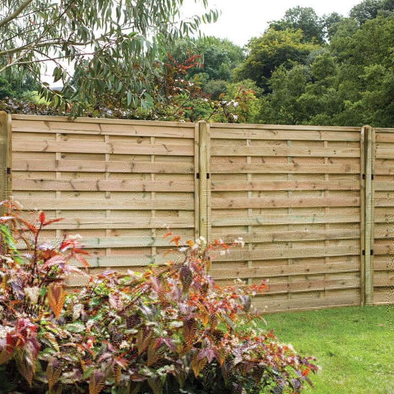 one of our garden fencing ideas - a beautiful pressure treated decorative fence panel