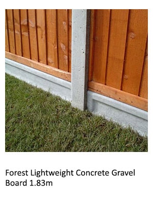 Forest Lightweight Concrete Gravel Board 1.83m