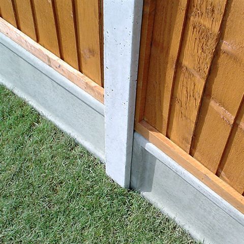 Forest Lightweight Concrete Fence Post 2.36m insitu