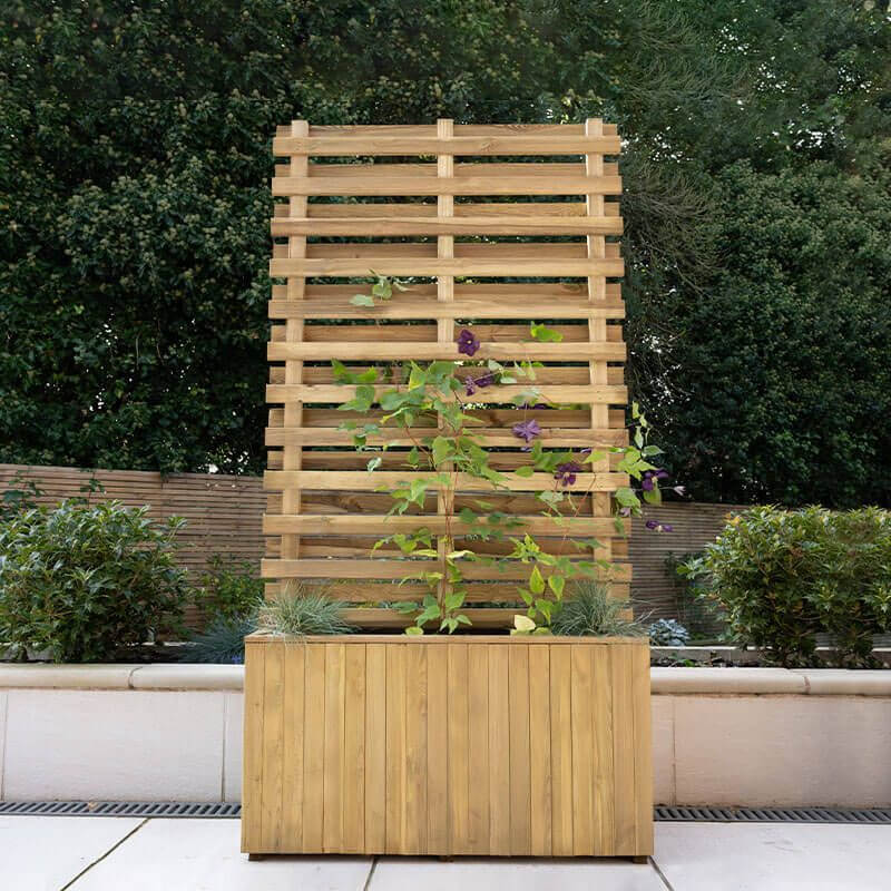 a living wall planter - one of our garden screening ideas