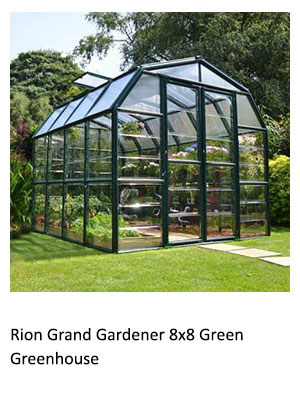 Rion Grand Gardner 8x8 Green Greenhouse