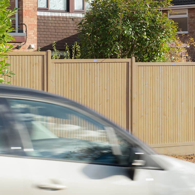 acoustic noise reduction fence panels - ideal driveway fence panels to keep out exterior sound