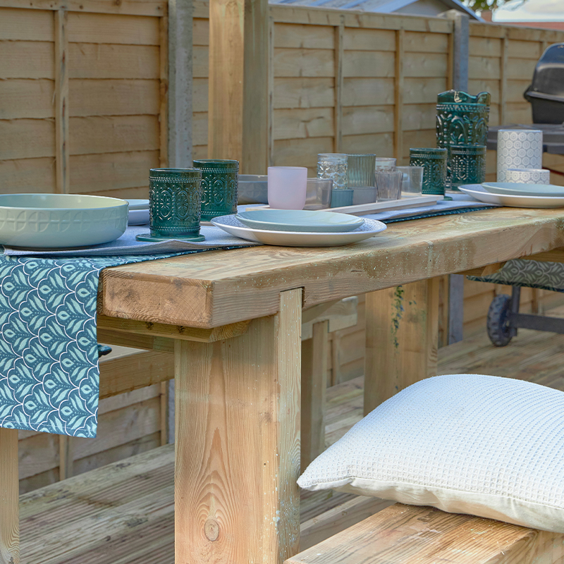 a beautiful garden seating area, a small start to your garden makeover