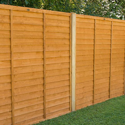 6x6 overlap fence panels
