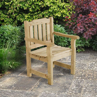 Forest Rosedene Wooden Garden Chair 2x2