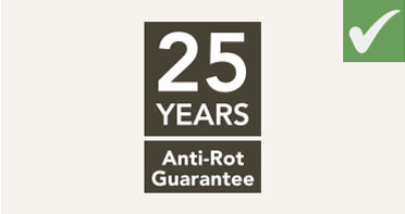 25 Years Anti-Rot Guarantee