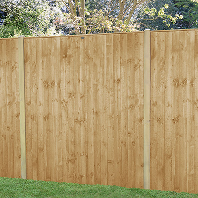 6x6 Pressure Treated Featheredge Fence Panel